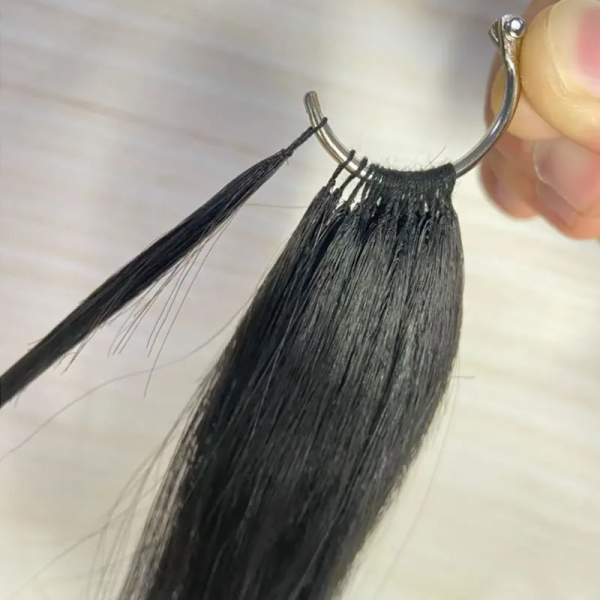 Seamless Crochet Braids Feather Line Hair Raw Hair More Invisible Pre Bonded Hair Extensions 200 Strands/1 Lot/140-160g Used to Add Volume Length