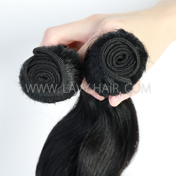 #1 Jet Black Color Advanced Grade 12A Unprocessed Virgin Human Hair 1 Bundle Extensions