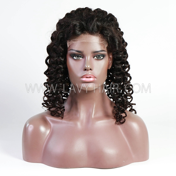 Glueless Wear Go Wand Curl 200% Density HD Lace 4×4 5×5 13×4 13×6 Full Frontal Wigs Human Virgin Hair Pre Plucked Pre Bleached Knot