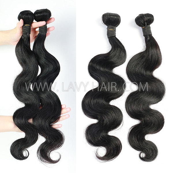 #1 Jet Black Color Advanced Grade 12A Unprocessed Virgin Human Hair 1 Bundle Extensions
