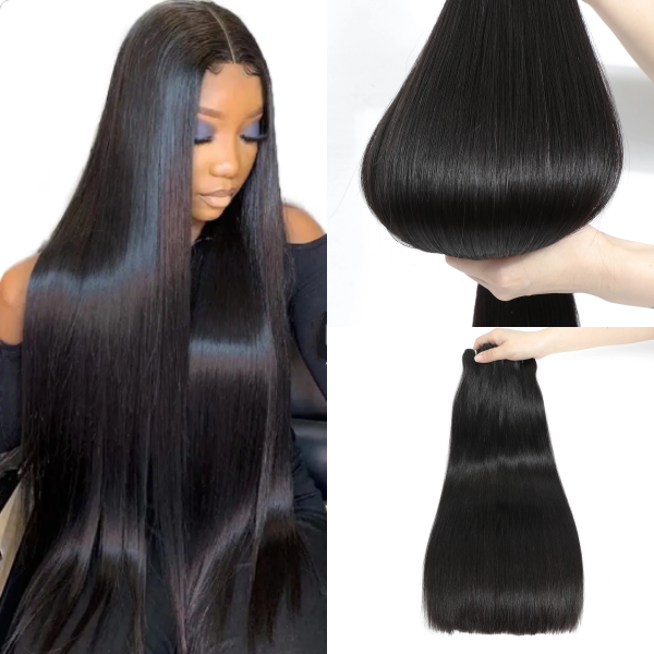 Double Drawn All Texture Link (Same Full From Top To Tip) Virgin Human Hair Extensions 105 Grams/1 Bundle Brazilian Hair