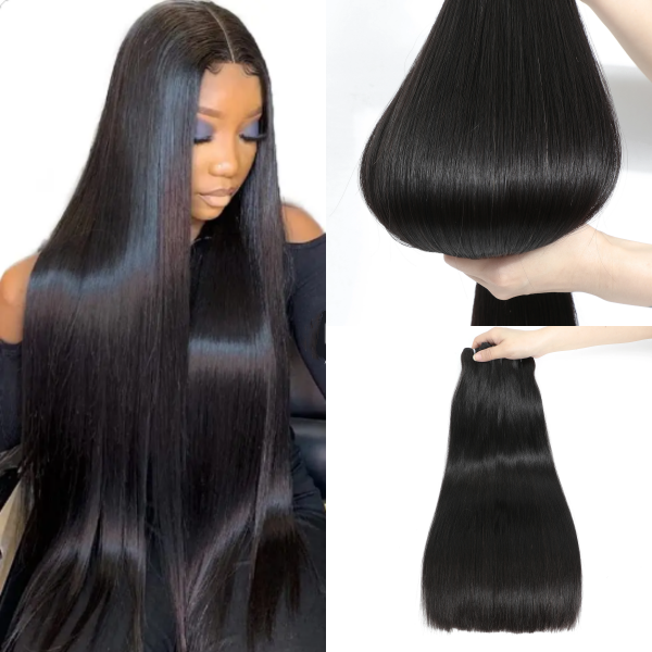 Super Double Drawn Same Full From Top To Tip Virgin Human Hair