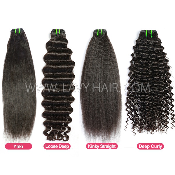 Lavyhair 14A Top Grade Green Band Vietnamese Raw Hair Cuticle Aligned 1 Bundle/105g Glossy Shinny Unprocessed Human hair Wholesale extensions