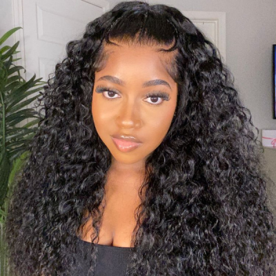 Pre Styled Pre Braided Glueless Wig 13*6 HD Lace Full Frontal Wig Pre Everything Human Virgin Hair Customize Around 7 Days