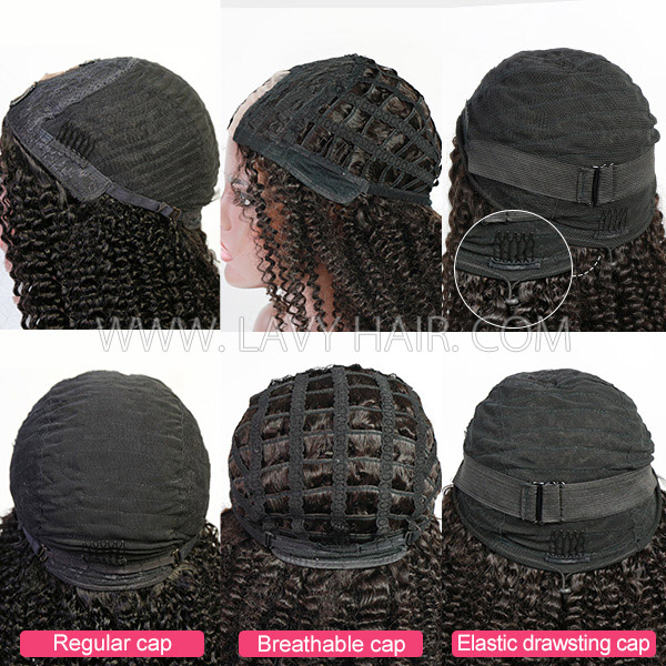 (All Texture Link) 150% Density 12-40 inches U part Wigs /V part Wigs 100% Human Hair Half Wig Straight /Wavy/ Curly