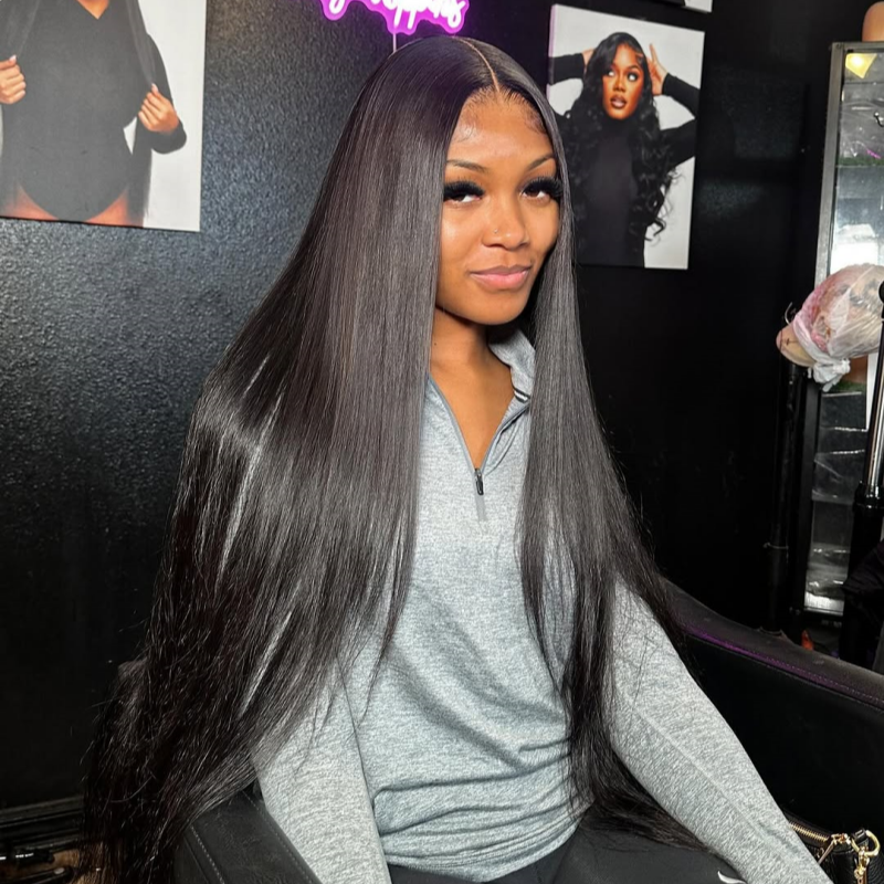 (All Texture Link) HD Lace 2*6 Lace Closure Wig 150% and 200% Density 100% Human Hair Melted Lace Pre Bleached Tiny Knot Pre Cut Glueless Wear Go