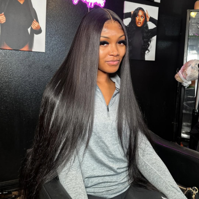 (All Texture Link) HD Lace 2*6 Lace Closure Wig 150% and 200% Density 100% Human Hair Melted Lace Pre Bleached Tiny Knot Pre Cut Glueless Wear Go