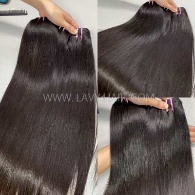 Lavyhair 14A Top Grade Pink Band Filipino Raw Hair Unprocessed 100% Purest Young Donor Sleek Glossy Upgraded Quality