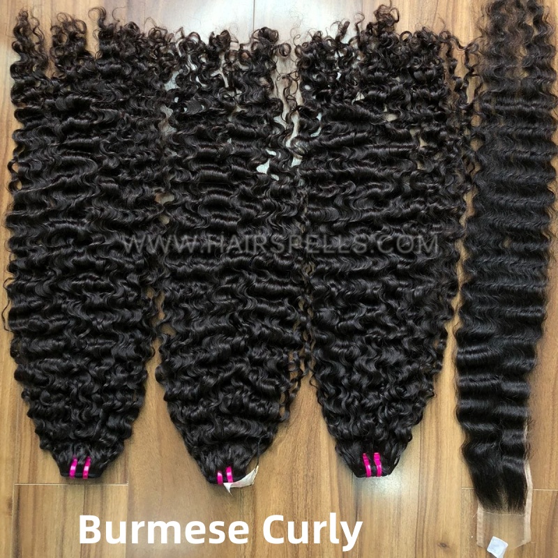 (All texture link)Superior Grade 3/4 bundles with 2*6 lace closure Deal Transparent /HD Lace Virgin Human hair Brazilian Peruvian Malaysian Indian