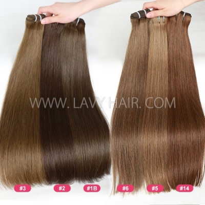 Dark Color Choice Straight Hair Human Virgin Hair 1 Bundle 100 Grams