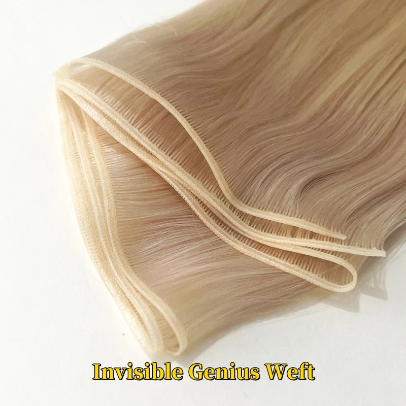 Light Color Blonde Straight Hair Human Virgin Hair 1 Bundle 100 Grams
